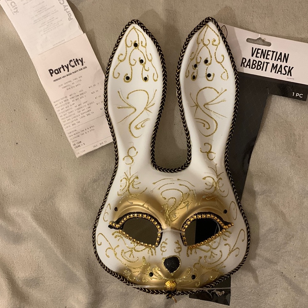 NWT Venetian rabbit mask